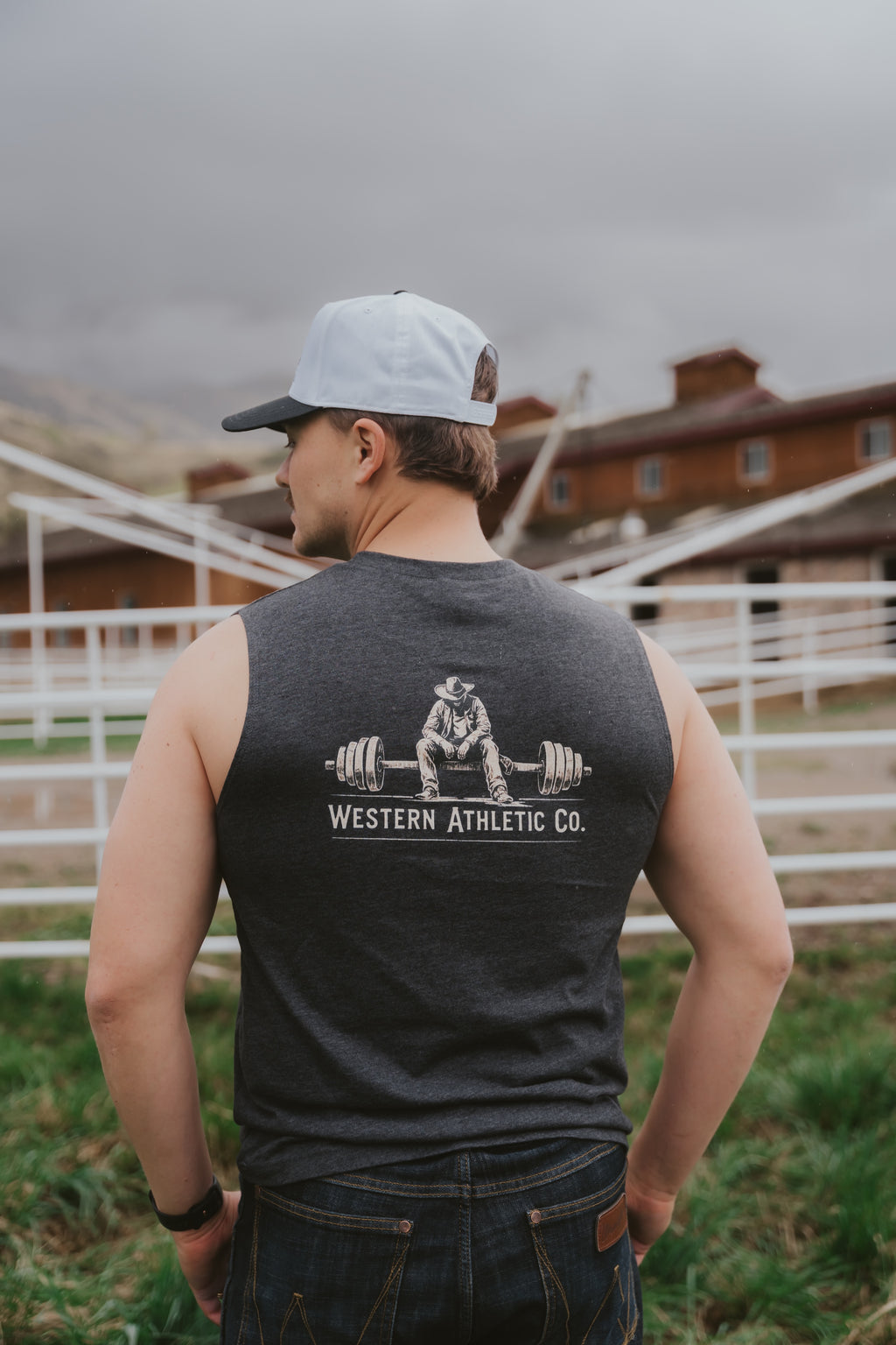 The Barbell Cowboy Muscle Tee