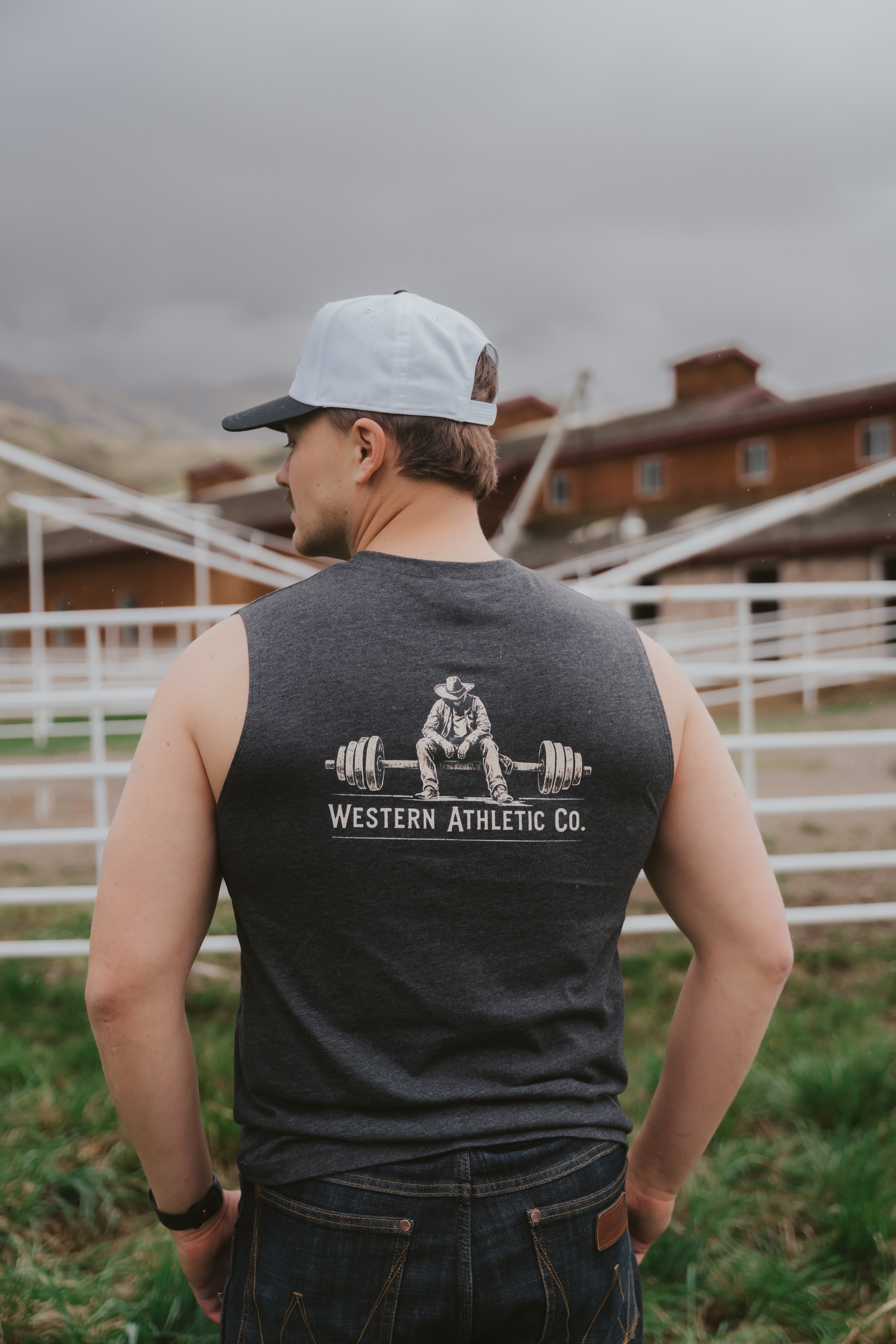 The Barbell Cowboy Muscle Tee