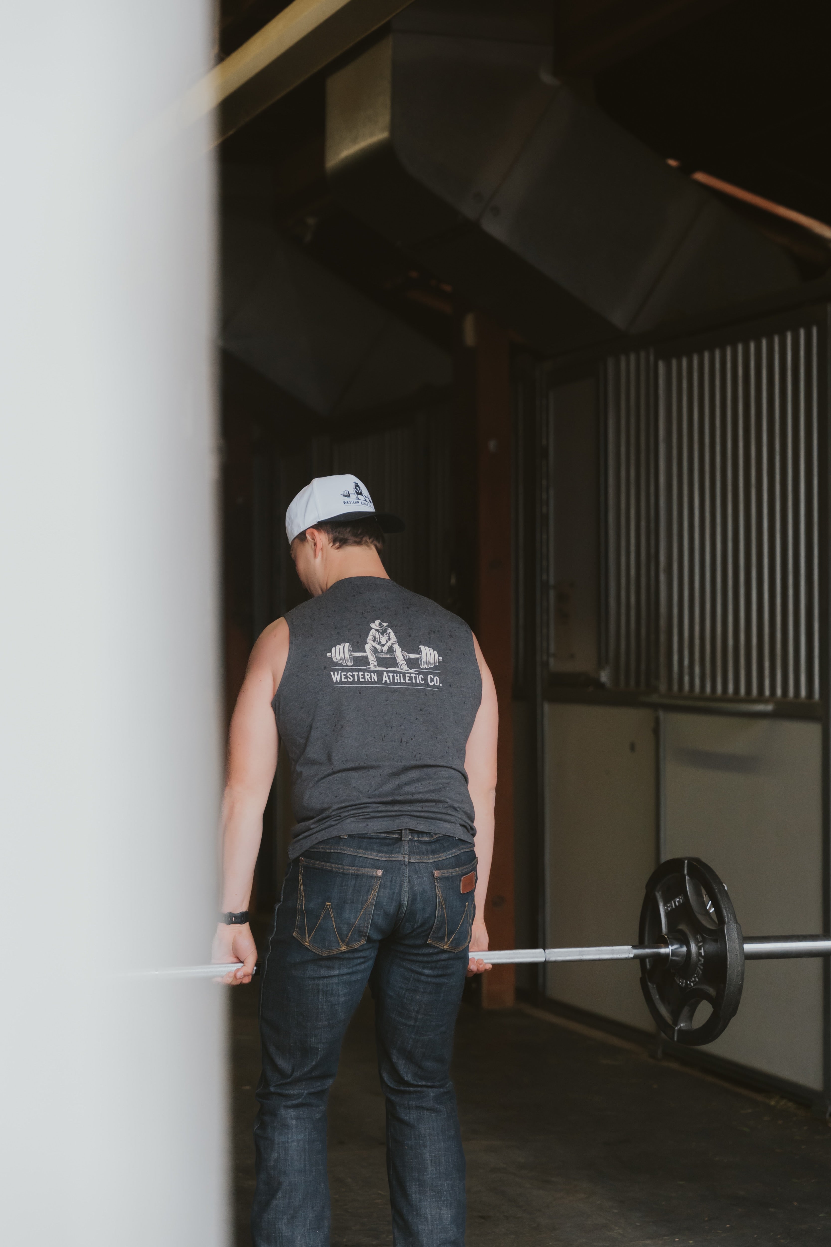 The Barbell Cowboy Muscle Tee