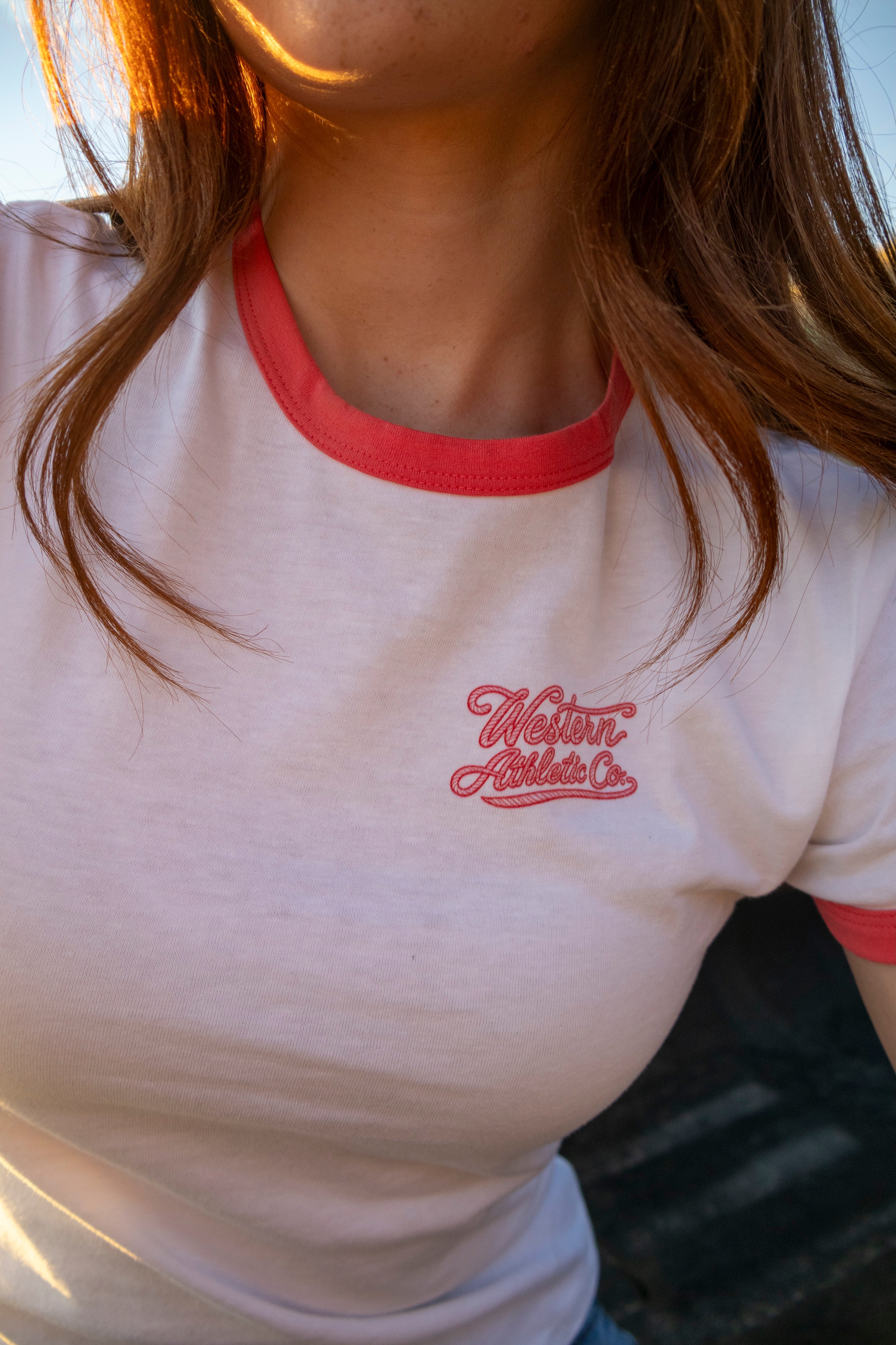 Vintage-Inspired Western Athletic Co. Ringer Tee