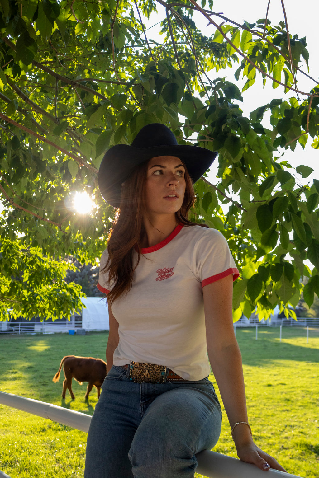 Vintage-Inspired Western Athletic Co. Ringer Tee