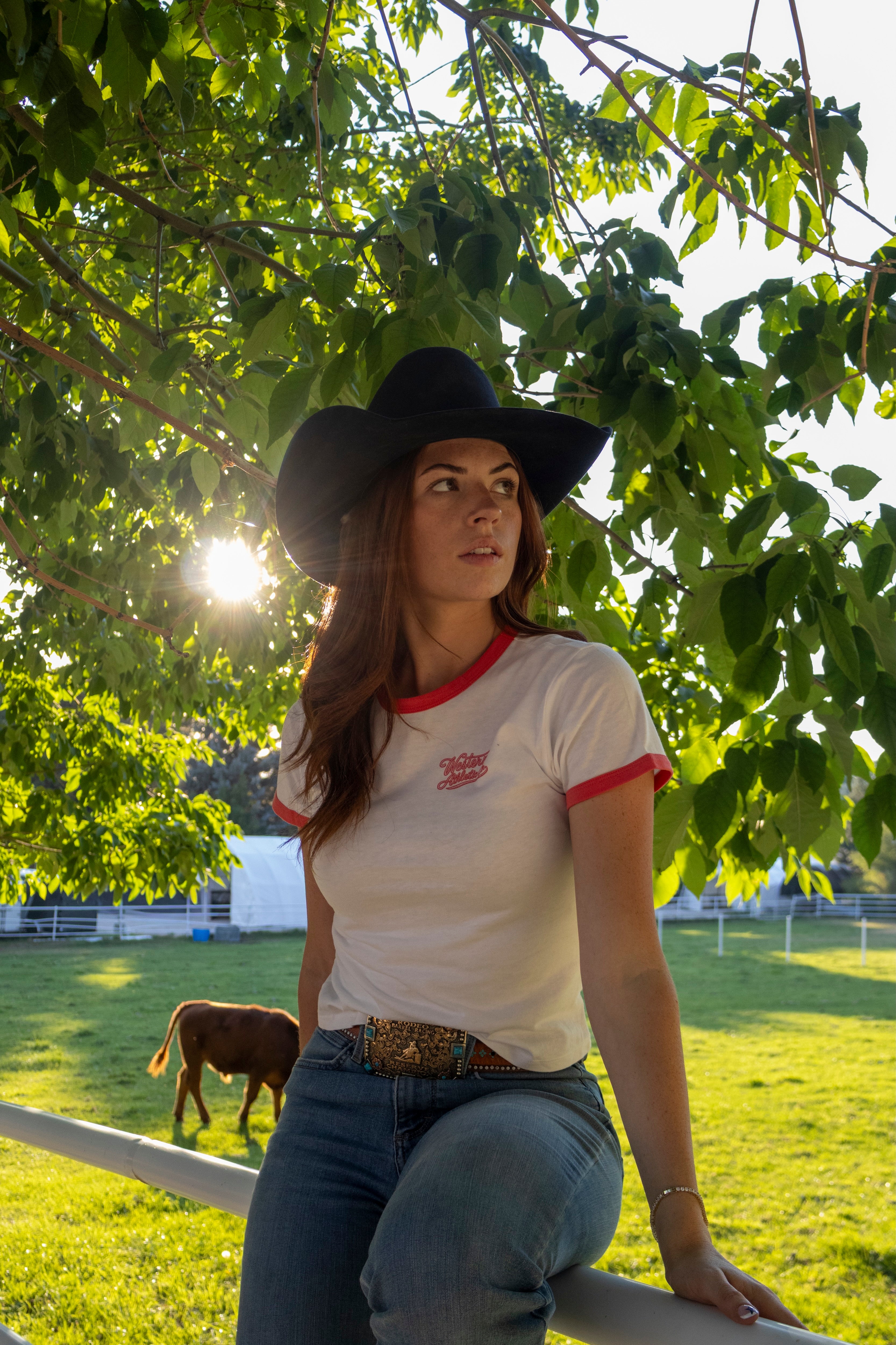 Vintage-Inspired Western Athletic Co. Ringer Tee