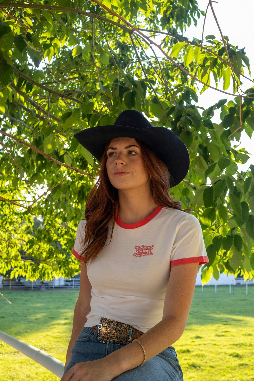 Vintage-Inspired Western Athletic Co. Ringer Tee