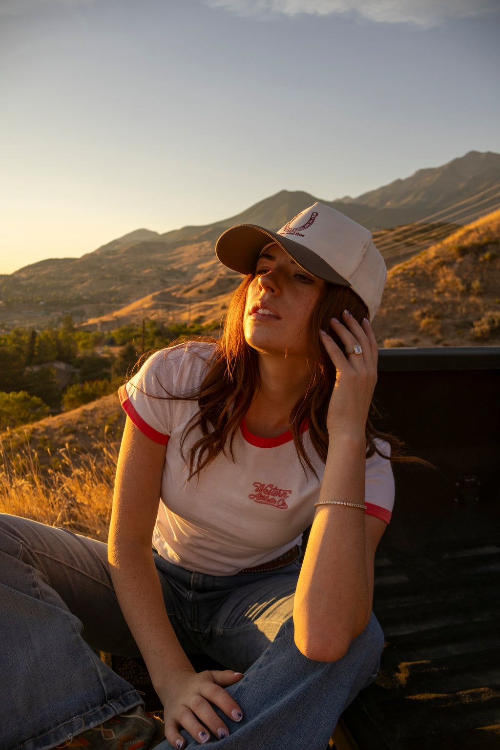 Vintage-Inspired Western Athletic Co. Ringer Tee